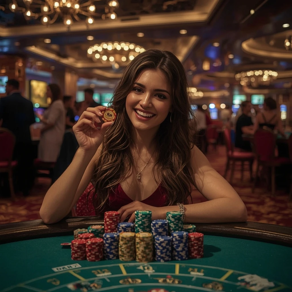 bono en las manos de un hombre en el casino 7Slots Casino